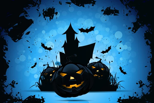 Grunge Halloween Party Background — Stock Vector