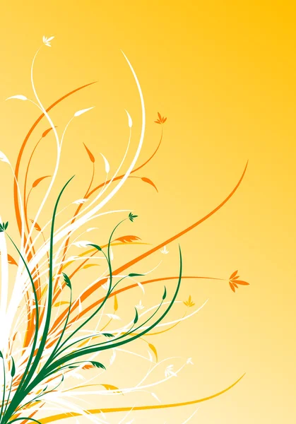 Astratto primavera floreale decorativo sfondo vettore illustrazione — Vettoriale Stock