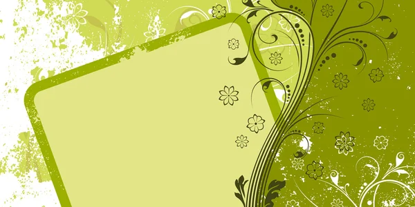 Résumé Grunge Floral Background — Image vectorielle