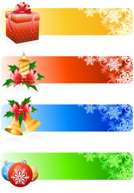 Christmas banner clipart