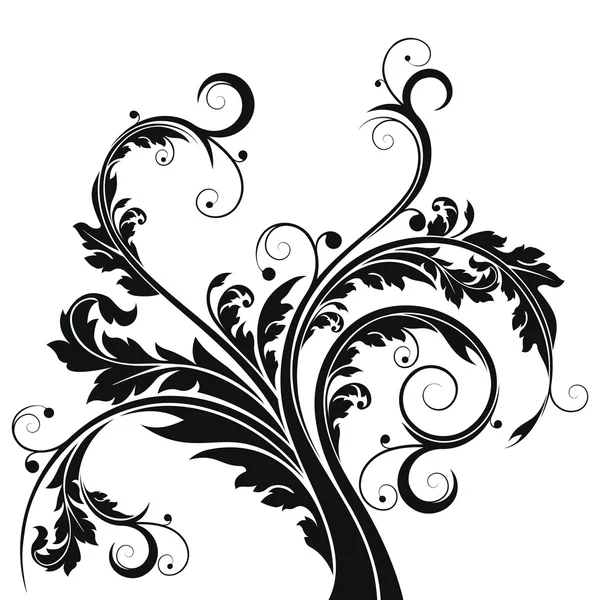 Stylized floral — Stock Vector
