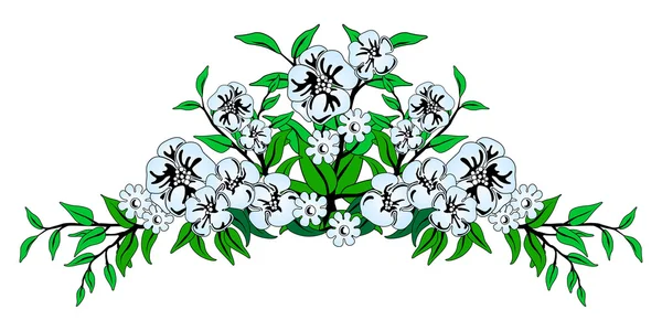 花の背景 — ストックベクタ