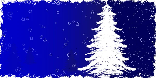 Grunge fond d'hiver — Image vectorielle