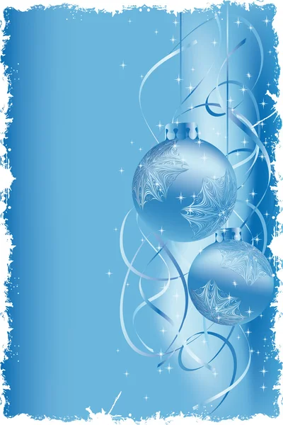 Grunge bolas de Navidad — Archivo Imágenes Vectoriales