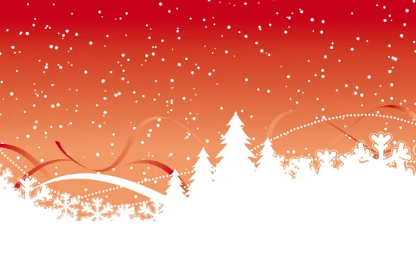 Vector Abstract Christmas Background — Stock Vector
