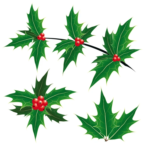Vánoční dekorace symboly — Stockový vektor
