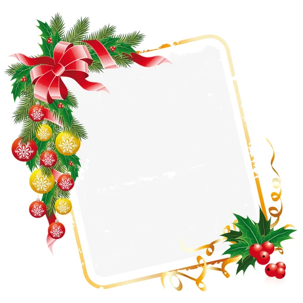 Vánoční dopis dekorace — Stockový vektor