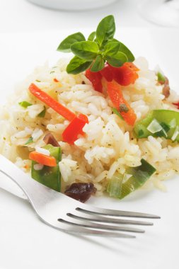 sebzeli risotto