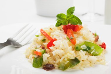 sebzeli risotto