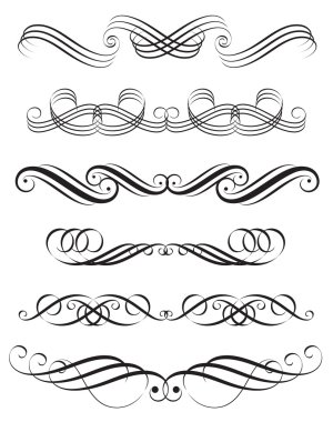 Horizontal elements clipart