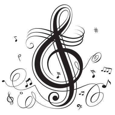 Music beat clipart