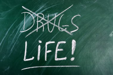Say no to drugs,choice life clipart
