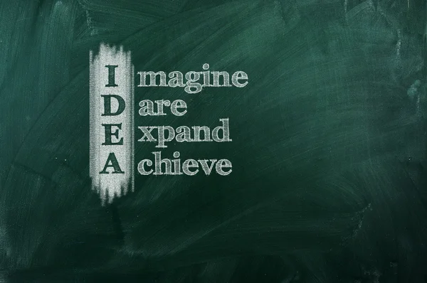 Idea acronym — Stock Photo, Image