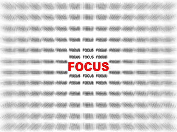 Сосредоточьтесь на фокусе — стоковое фото