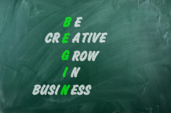 Wees creatief — Stockfoto