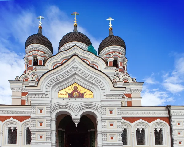 Alexander-Nevsky-Kathedrale. alte stadt, tallinn, estland. — Stockfoto