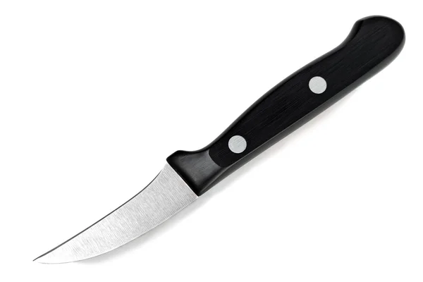 Kleine tafel mes met de gebogen rand, voor groenten — Stockfoto