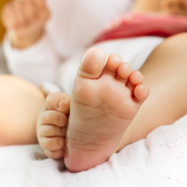 Noha novorozence — Stock fotografie
