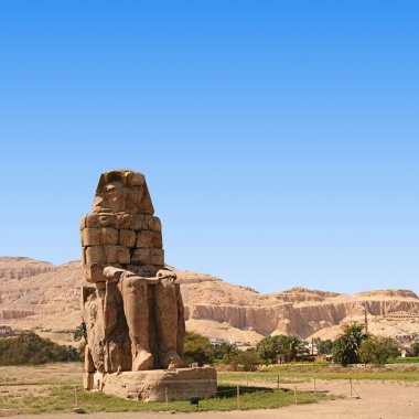 The Colossi of Memnon clipart
