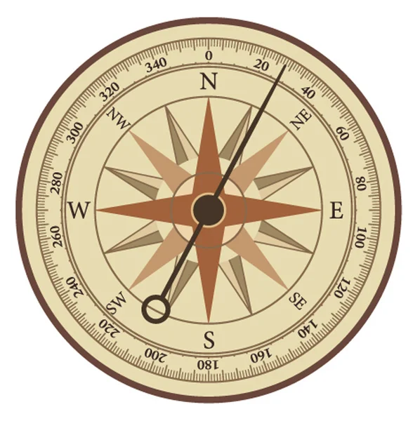 Zee kompas — Stockvector