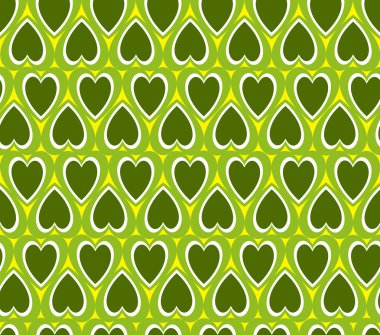 Green heart background clipart