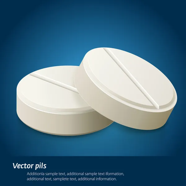 Cápsula y pastilla — Archivo Imágenes Vectoriales