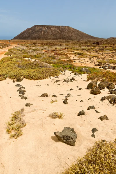 Ostrov lobos v fuerteventura, Kanárské ostrovy, Španělsko — Stock fotografie