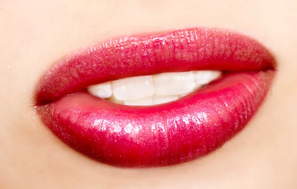 Schöne Lippen — Stockfoto