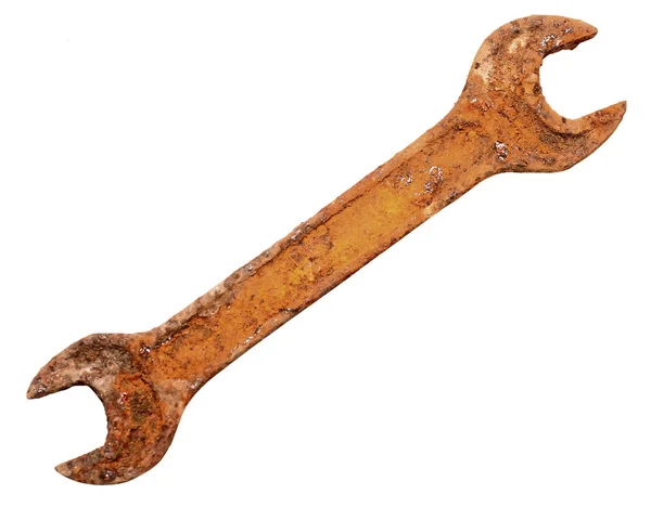 Ржавый гаечный ключ — стоковое фото