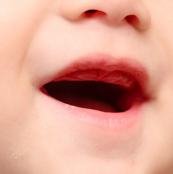 婴儿嘴 — 图库照片