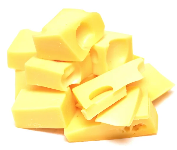Сырные кубики — стоковое фото