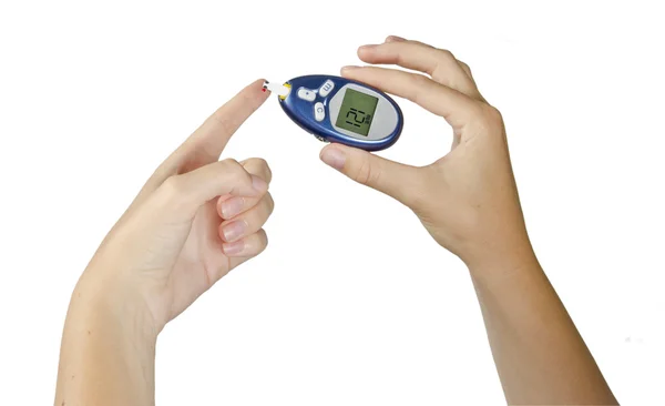 Mesure du taux de glucose — Photo