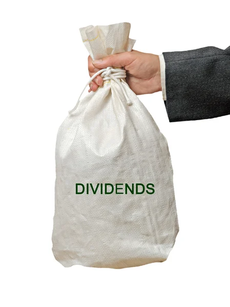 stock image Bag with dividends