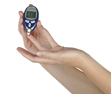 Measuring glucose level clipart