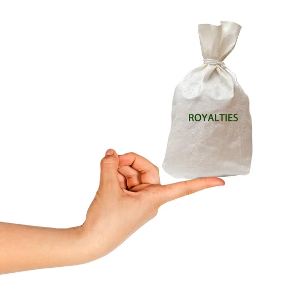 与 royalities 袋 — 图库照片