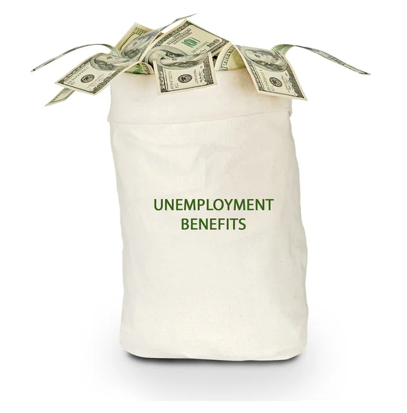 Tas met werkloosheidsuitkering — Stockfoto