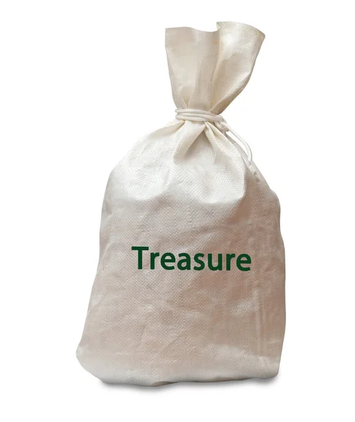Bag with treasure — Stock Photo, Image