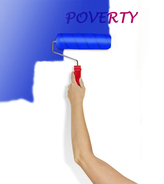 Війна на бідність — стокове фото