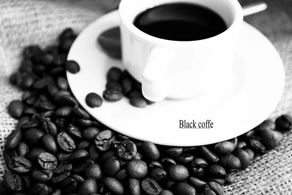 ブラック コーヒー — ストック写真