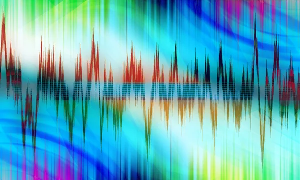 Färgad ljud bakgrund — Stockfoto