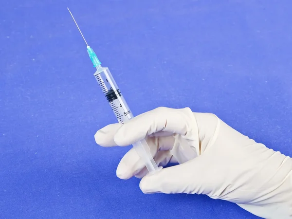 Sterile syringe with needle — Stock Photo, Image