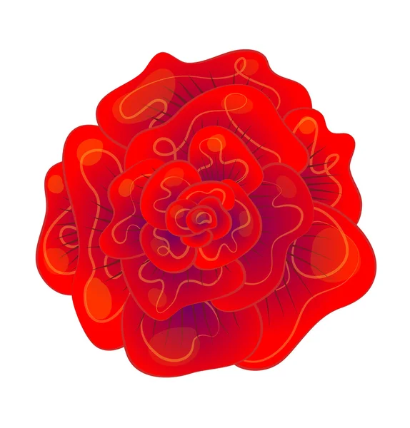Красиві кольорові троянди . — стоковий вектор