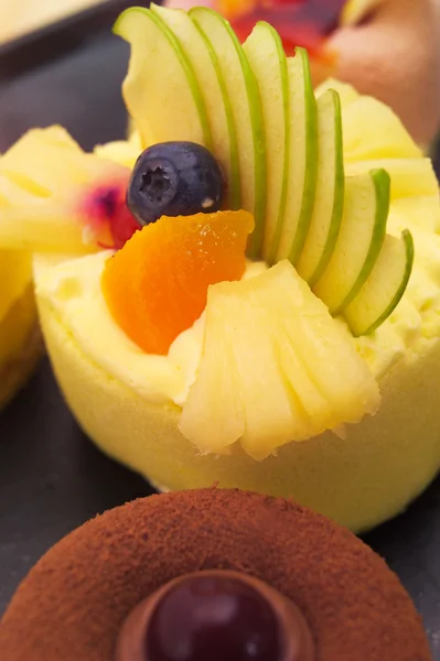 Pastel de fruta de bayas frescas —  Fotos de Stock