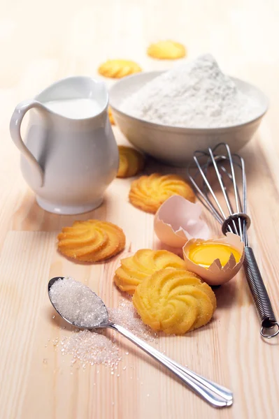 베이킹 쿠키 만들기 — 스톡 사진