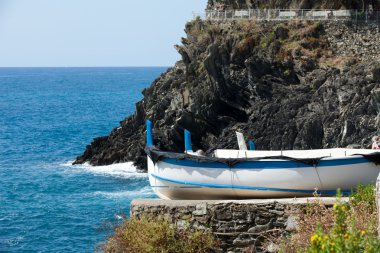 Cinque Terre İtalya balıkçı tekneleri