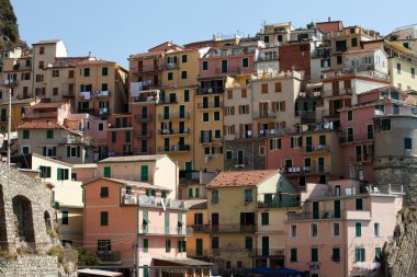 Manarola - İtalya 'nın Cinque Terre kentlerinden biri