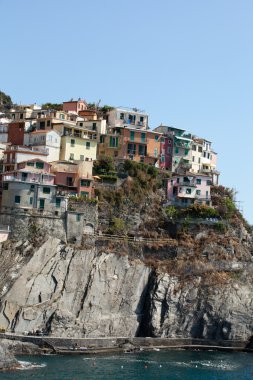 Manarola - İtalya 'nın Cinque Terre kentlerinden biri