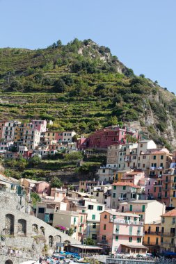 Manarola - İtalya 'nın Cinque Terre kentlerinden biri