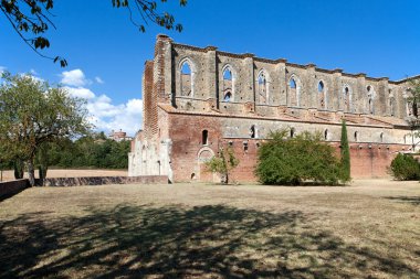 Abbey san galgano, Toskana, İtalya