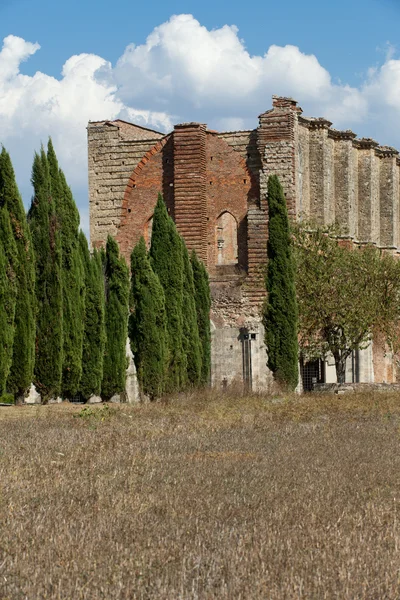 Abtei von san galgano, toskana, italien — Stockfoto